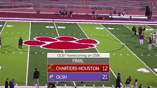 OLSH Football vs ChartiersHouston Homecoming Sat 9302023 [upl. by Omor]