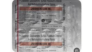 JOINCERIN M Tablets Diacerein Glucosamine Sulfate Potassium Chloride And Methylsulfonylmethane [upl. by Alleyn536]