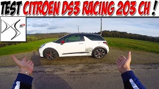 CarVlog 35  Test CITROEN DS3 RACING 203 CH  JE SUIS ÉTONNÉ  😱 [upl. by Natrav]