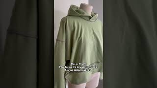 The Low Waste Hoodie sewing pattern is available now sewing sewingpattern [upl. by Lavern118]