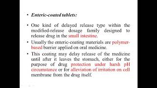 Applications of Pharmacokinetics Modified drug release products Seminar I MPharmPharmaceutics [upl. by Arak994]