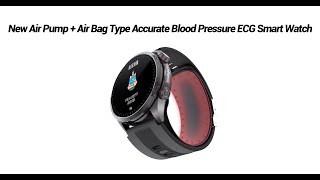 Newest S26 Air PumpAir Bag Blood Pressure Blood Lipid Uric Acid ECG Monitoring Smart Watch [upl. by Kitarp231]