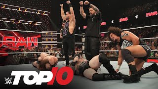 Top 10 Monday Night Raw moments WWE Top 10 Nov 18 2024 [upl. by Rehpotsrhc]