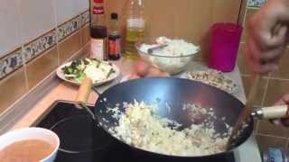 ARROZ CHAUFA DE POLLO CLASICO [upl. by Yenduhc]