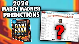 2024 March Madness Bracket Predictions [upl. by Ycram]