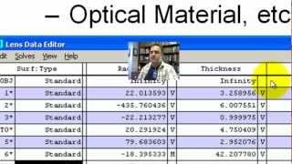 Zemax Tutorial  1  Lens Data Editor Interface [upl. by Addison]