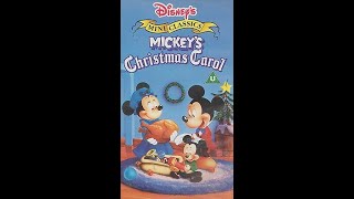 Opening to Mickeys Christmas Carol UK VHS 1990 [upl. by Ohaus]