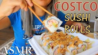 ASMR California Rolls from COSTCO eating sounds [upl. by Gib277]