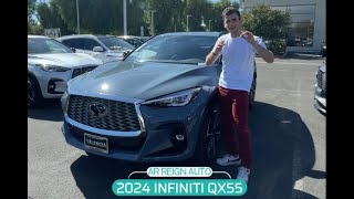 2024 Infiniti QX55 Review Sculpted Elegance [upl. by Conney731]