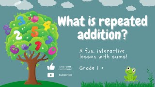 Repeated Addition using Arrays  2nd Grade Math  Kids Academy [upl. by Shutz]