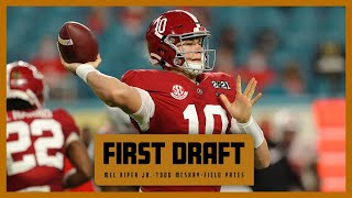 Mel Kiper and Todd McShays 3round mock draft  First Draft [upl. by Nueovas613]