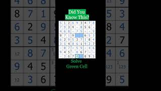 How To Solve Hard Sudoku With Unique Rectangle Type 1 Sudoku Shorts 77 sudoku puzzle shorts [upl. by Oneal]