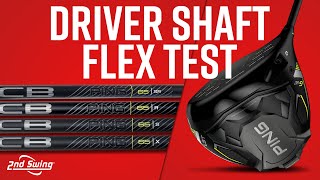 DRIVER SHAFT FLEX TEST  Does Driver Shaft Flex Matter [upl. by Fritzsche]