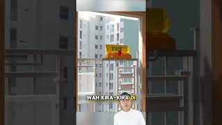 Tangga darurat apartemen otomatis shorts shortvideo viralvideo [upl. by Trauner]