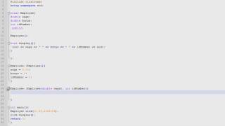 C Programming 16  Constructor Overloading [upl. by Gillmore]