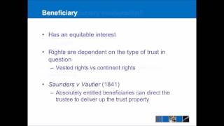 Introduction to Trusts Law [upl. by Nalda949]