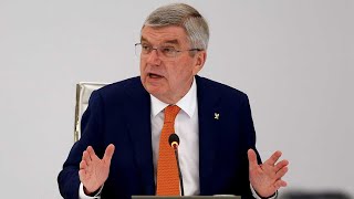 Pour Thomas Bach président du CIO « le décor est planté » pour les JO de Paris [upl. by Efar]