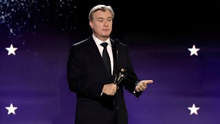 Christopher Nolan wins Best Director at the Critics Choice Awards 2024 [upl. by Rengaw]