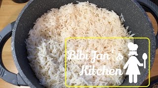 HOW TO COOK THE PERFECT AFGHAN RICE  Chalau  Afghan Rice  Reis kochen afghanisch  Basmati rice [upl. by Timmy858]