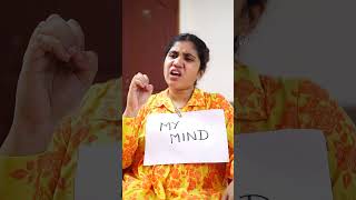 Me and my mind 😅😂 shorts comedy shortstamil ytshorts [upl. by Durrell]