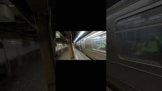 Explore NYC 4K Exploring NYC on Foot NYC Trains and NYC Buses nyc train trainshorts [upl. by Yemiaj212]