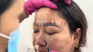 Pisum Microblading toubabagi ahanba saruk [upl. by Damarra158]