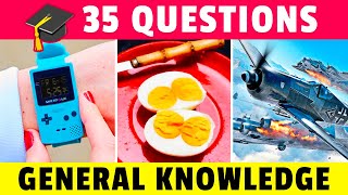 General Knowlegde Trivia Quiz 🤔🧠  35 Questions [upl. by Eitsirhc686]