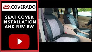 COVERADO Seat Cover Installation and Review [upl. by Cope]