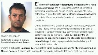 Romagnano Sesia  Fortunato Lagaren  Truffatore ARRESTATO [upl. by Lyndell]