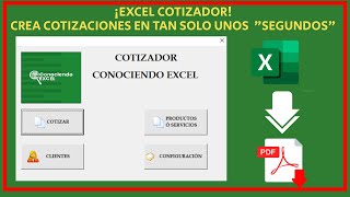 COTIZACIONES EN EXCEL [upl. by Janis802]