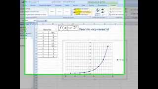 Funciones cuadratica y exponencial con Excel [upl. by Pacheco]