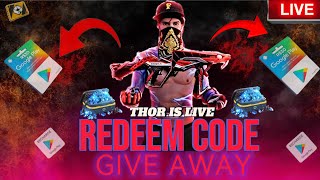 🔴REDEEM 😱 CODES GIVE AWAY 🏆47 [upl. by Yemane]