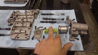 CUMMINS 47RE MANUAL VALVE BODY BUILD [upl. by Langley189]