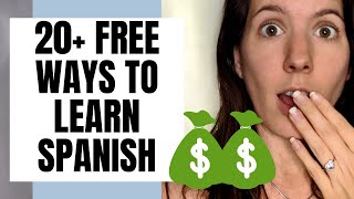 How to learn Spanish for Free and Fast  20 free Spanish learning apps [upl. by Llevad773]