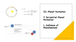 III71 Collisions of Planetesimals [upl. by Dee Dee]