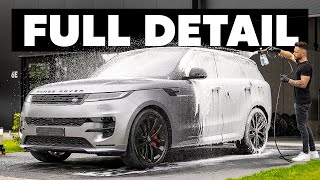 Detailing a Matte Range Rover Sport  Wash amp Coating [upl. by Ardnasxela]