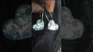 DIY earring with glue gun diy earrings hack glueguncraft youtubeshorts viralvideo creative 😍 [upl. by Emmit]