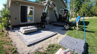 Finally Installing my TechoBloc Patio [upl. by Eldorado18]