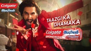 Colgate MaxFresh Taazgi Express with Ranveer Singh [upl. by Gertrud]