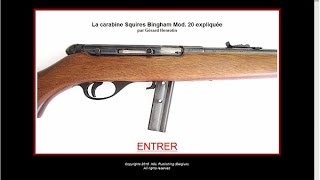 Carabine Squires Bingham modèle 20 en calibre 22 LR  ebook [upl. by Punak]