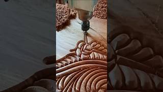 CNC Robot Wood Design woodworking cncwood wood [upl. by Oicram]