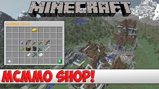 Minecraft Plugin Tutorial  McMMO Shop [upl. by Eibreh]