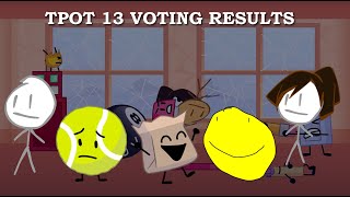 TPOT 13 Final voting results [upl. by Esiouqrut212]