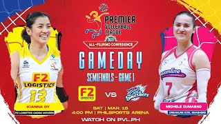 F2 LOGISTICS vs CREAMLINE  Full Match  SemiFinals G1  2023 PVL AllFilipino Conference [upl. by Resor]