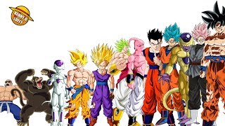 LAS MEJORES TRANSFORMACIONES QUE EXISTEN HASTA DRAGON BALL SUPER  EXPLICACIÓN COMPLETA [upl. by Ahsineg]