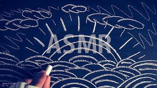 ASMR Drawing Chalk on Blackboard 1 💤NO TALKING for SLEEP [upl. by Arias]