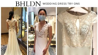 BHLDN wedding dress shopping  wedding dress try on part 1 [upl. by Sherlock]