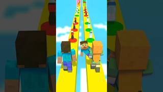 Happy Baby Run With Alex and Steve  Funny Animation minecraft minecraftanimation minecraftmemes [upl. by Lucila]