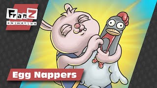 EggNappers  How the Easter bunnies get their eggs 🎬 2D Animation [upl. by Ennahteb]