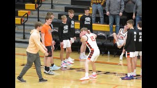 Iowa SEISC BasketballLouisaMuscatine Falcons 23 22  Mediapolis Bulldogs 22 22  121123 [upl. by Wehrle]